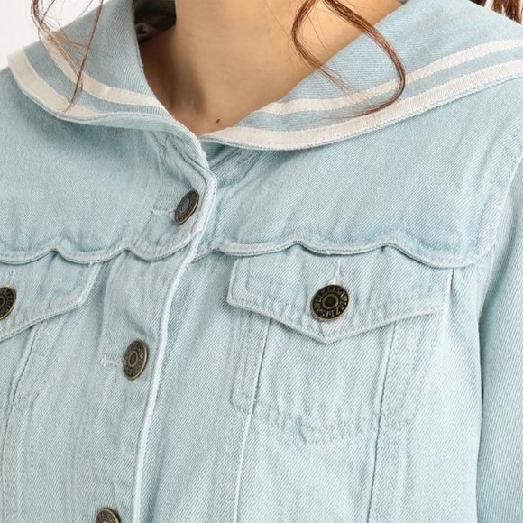LIZ LISA Sailor Jean Jacket 2016 - Picture 6 of 7